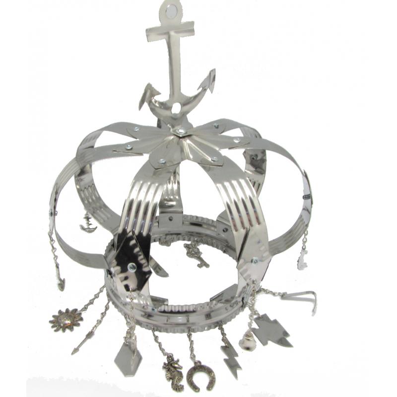 Sant. Corona Yemanja Metal c/ Herram. 15 x 20 cm