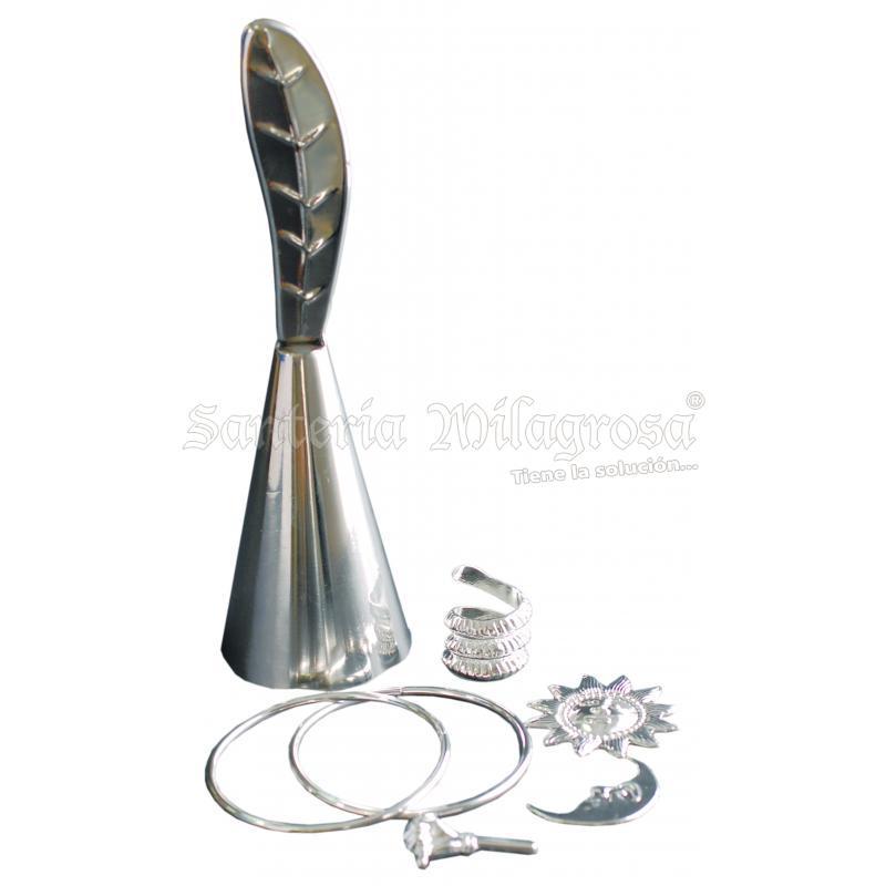 SANT. Juego Obatala Campana Pluma (7 Herramientas) Premium