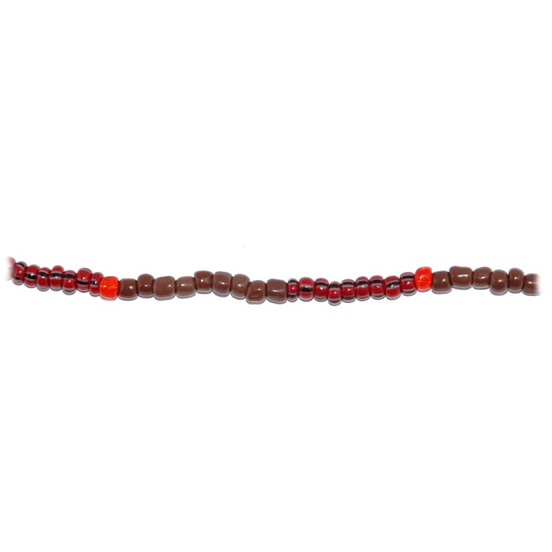 Collar Santeria Oya (9 x 9 Ctas Rayadas y Marron ) (1 V) Premium (110 cm)