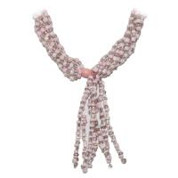 Collar Santeria Mazo Obba (Simple) (Cristal-Rosa)  (140 a 16...