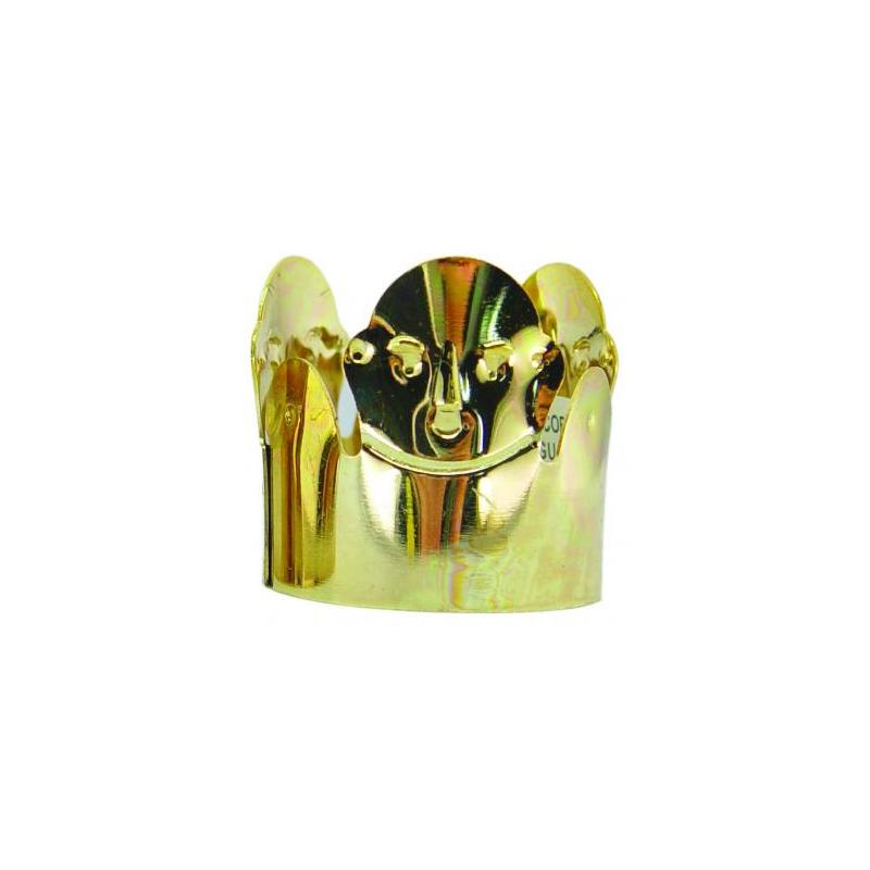 Sant. Corona Eleggua Dorada pequeña 4 x 4 cm