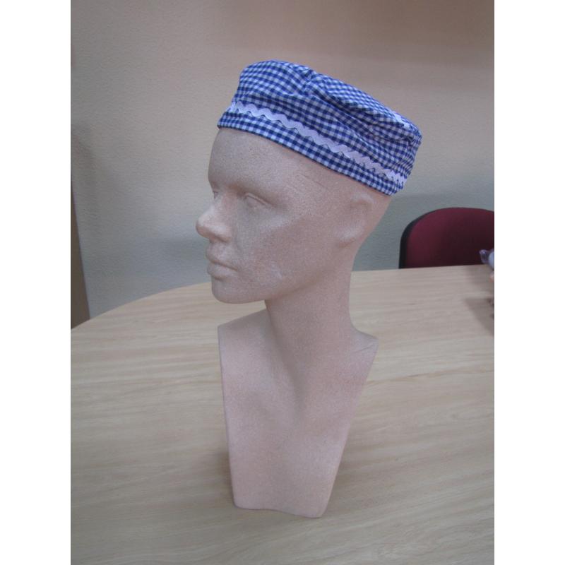 Gorro Santero guinga azul  55 a 58 cm. (Yemanja)