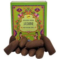 Cono refllujo Golden Indian Jasmine-Jasmin (10 conos-37g) (S...