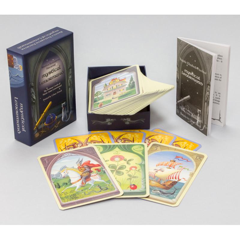 Oraculo Mystical Lenormand (Caja Robusta 2 Piezas) - Regula Elizabeth Fiechter Urban Trosch (36 Cartas) (EN) - AGM Urania