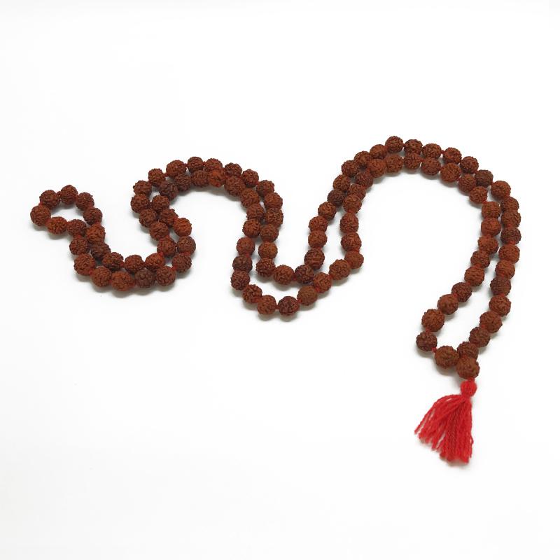 Collar Tibetano Mala 10 mm - Rudraksha (109 Bolas)