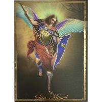 Estampa San Miguel con escudo dorado 10 x 14 cm MX0723