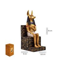 Imagen Anubis 16 cm (Sentado) Dorado (Resina Premium)