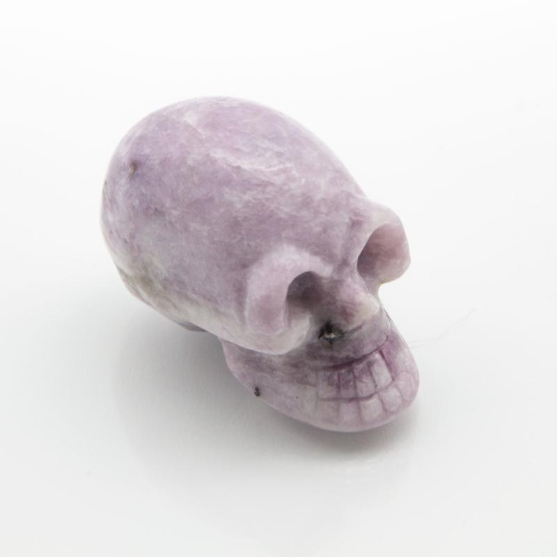 Piedra Forma Calavera Jaspe Morado 5 x 3,5 cm