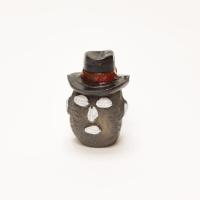 Sant. Eleggua de bolsillo negro Sombrero (7 x 5 cm Aprox.)