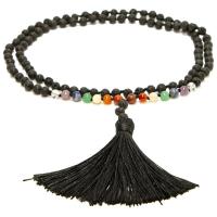 Collar Tibetano Mala 07 mm -7 Chakras 45 cm (108 bolas)