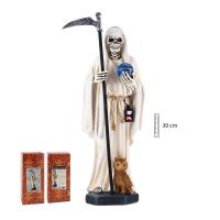 Imagen Santa Muerte 30 cm Blanca (Premium)