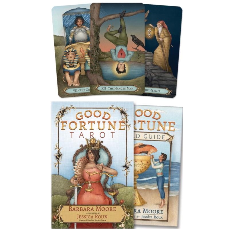 Tarot Good Fortune Tarot (EN) (2024) - Barbara Moore y Jessica Roux - Llewelyn