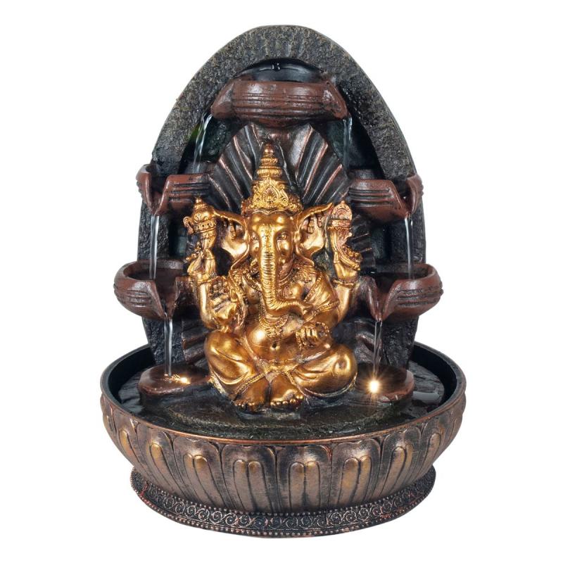 Fuente Resina Ganesha 22 x 22 x 27 cm