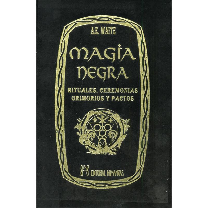 LIBRO Magia Negra (Rituales y Ceremonias...) (A.E Waite) (Terciopelo) (Hmnitas)