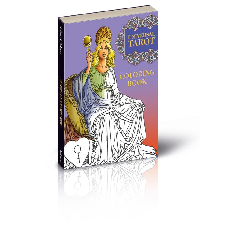 Libro Universal Tarot Coloring Book (Libro para colorear) (En) (Sca) HAS