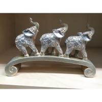 Elefantes Resina sobre puente15 x 25 cm (Motivo Espejos)