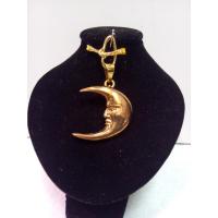 Amuleto Luna Tumbaga Dorada 4.5 cm