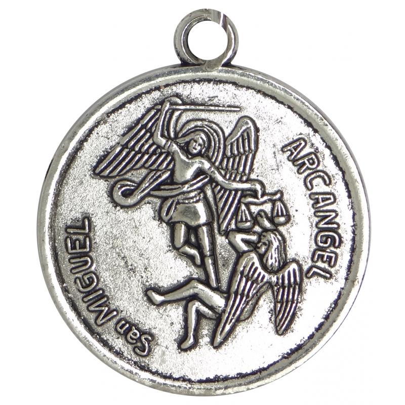 Amuleto Arcangel San Miguel con Tetragramaton 02,5 cm (Con Oracion)