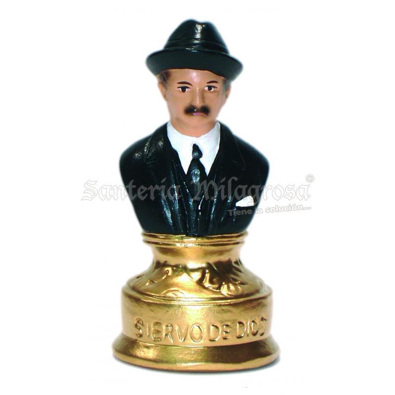 Dr. Jose Gregorio Hernandez busto 10 cm Traje Negro