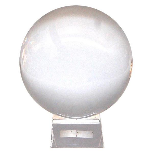 Bola Cristal 20 cm 1ª Calidad  (Incluye Peana de crista) (Sin Caja)