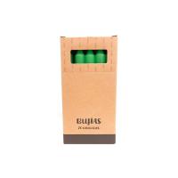 Vela Bujia Perfumada Ruda Caja 20 unidades (19 x 2 cm) (Verde)