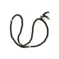 Collar Tibetano Mala Negra (36 cm - Bola 8 mm)