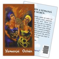 Estampa Yemanja y Ochun 7 x 11 cm (P25)