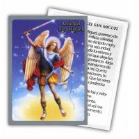 Estampa Arcangel San Miguel Celestial 7 x 9,5 cm (P12)