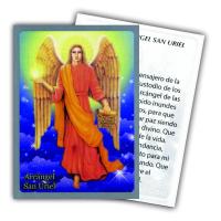 Estampa Arcangel San Uriel Celestial 7 x 9,5 cm (P12)