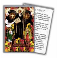 Estampa San Benito, Guadalupe y San Judas 9 x 13,5 cm (P12)