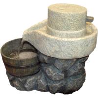 Fuente Resina Molino piedra 1 Cubo 50 x 60 cm (Incluye Motor...