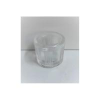 Quemador Vaso Cristal Incienso Cono 4,5 x 4,5 cm (P12)(Has)