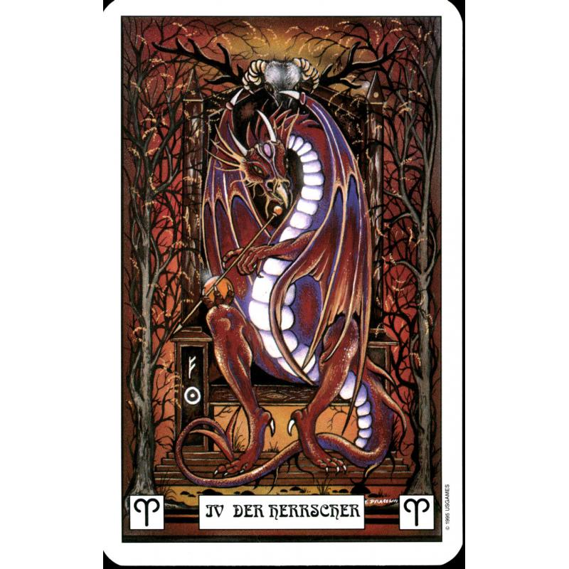 Tarot coleccion Das Drachen Tarotspiel -Terry Donaldson & Peter Pracownik (78  + 2 Cartas) (1995) (DE) (USG)