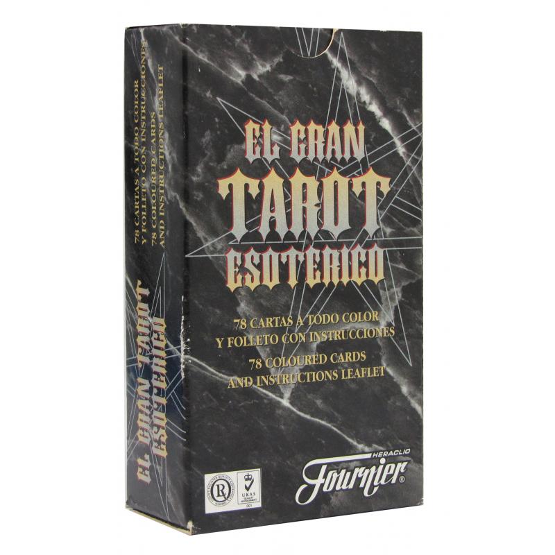 Tarot coleccion El Gran Tarot Esoterico - Maritxu Guler y Luis Peña Longa (Instrucciones ES, EN, PT) (FOU) (Negro) (FT)