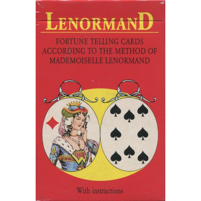 Oraculo coleccion Lenormand - Fortune Telling cards according to the method of Mademoiselle Lenormand (Poker) (36 Cartas) (En) 12/16