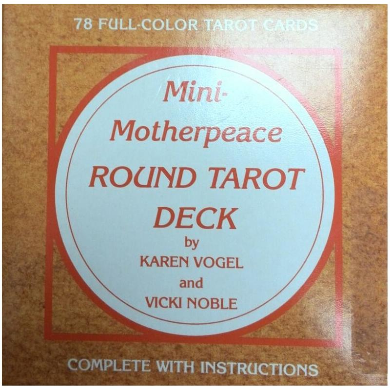 Tarot coleccion Mini Motherpeace Round Tarot Deck - Karen Vogel y Vicki Noble - (Mini) (Redondo) (1 Edición) (EN) (USG) (Naranja)