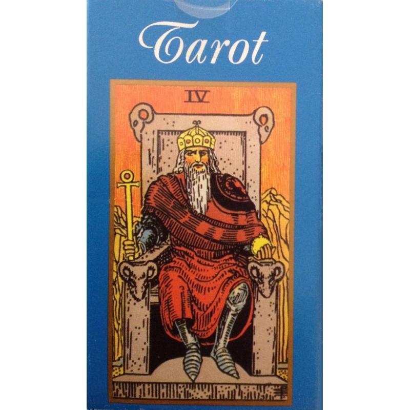 Tarot coleccion Tarot Universal - Rider - Arthur E. Waite 1910 (IT-ES-FR-PT) (Orbis) (2000) Azul 06/16