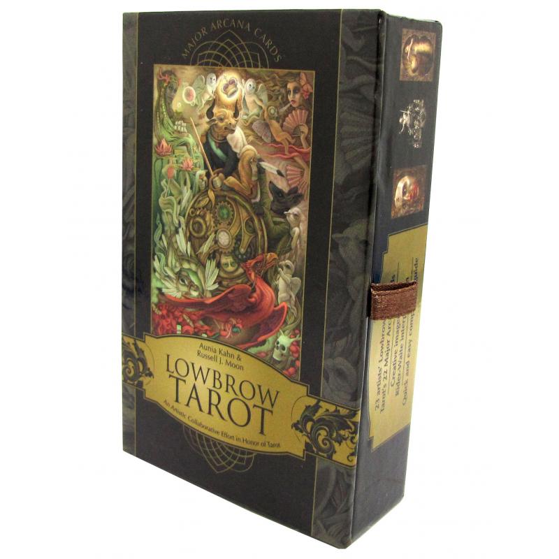 Tarot Lowbrow - Aunia Kahn & Russell J.Moon (22 Arcanos) (2012) (EN) (Schiffer) Amz 0716