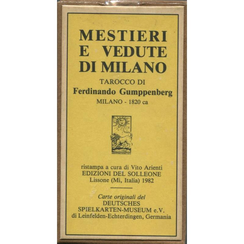 Tarot coleccion Mestieri e Vedute di Milano - Ferdinando Gumppenberg (IT) (Edicion Numerada 1000) (Solleone) 1117