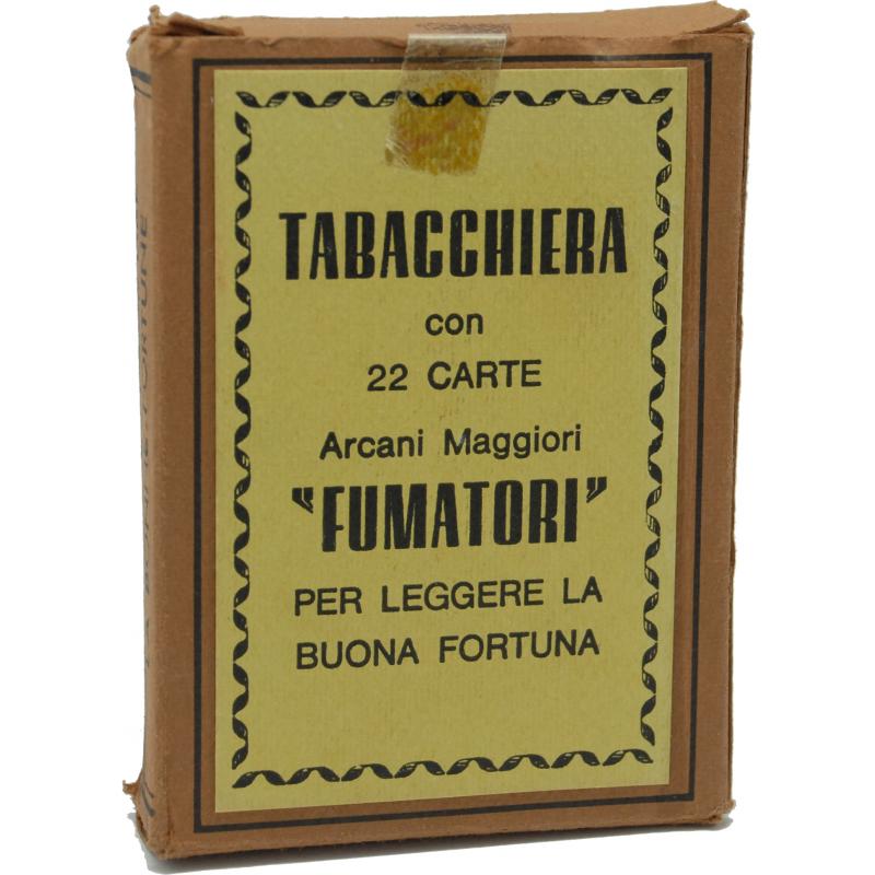 Tarot coleccion 22 Arcani Fumatori - O. Menegazzi - 1ª Edicion Pitillera (IT) (Numerado 2500) (Meneghello) (1981) (Pocket) 0318