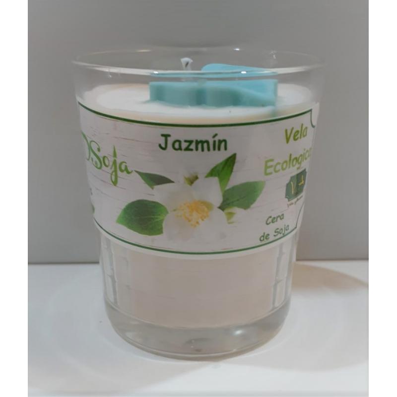 Vela Aromatica DSoja Jazmin (En Vaso 9 x 8)  Ecologica