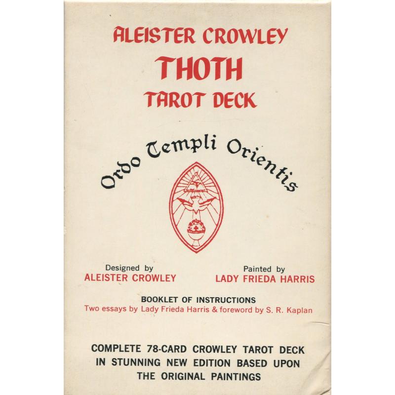 Tarot coleccion Aleister Crowley Thoth Tarot Deck - Samuel Weiser (1976) (EN) (Ordo Templi Orientis) (Cartas 90x140 mm)