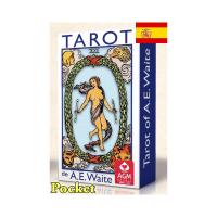 Tarot  A. E. Waite & Pamela Colman Smith (Pocket) (Rider) (ES) (AGM) Edicion Azul