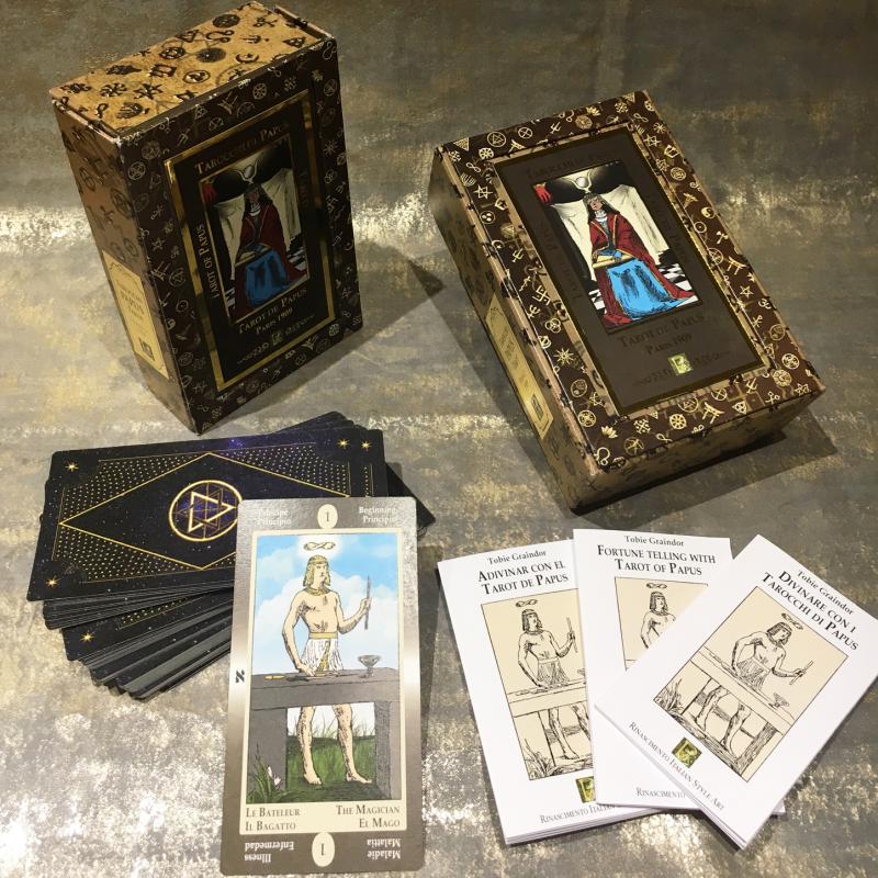 Tarot coleccion Papus 1909 - Giordano Berti (Deluxe) (Gigante) (Edicion Limitada 900 Ejemplares) (Numerados y Firmados) (78 Cartas) (GioB) (EN) 12/19