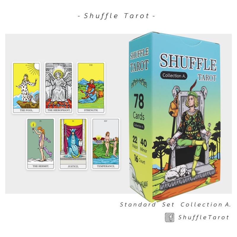 Tarot Coleccion Shuffle Tarot Colection A - Mate Hornumber, Oomsin Phumphat, Pettonza, Kiarana Singsamran (2020) (Praphats Boonburmroongsuk) (Estandar Edition) (EN)