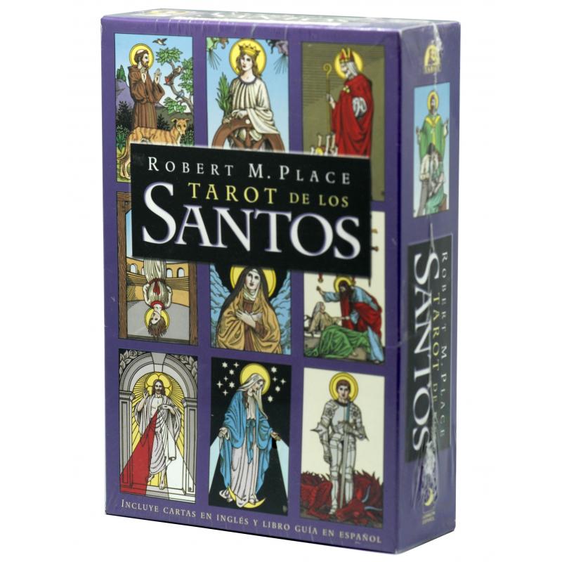 Tarot coleccion Tarot de los Santos - Robert M. Place (Set) (Cartas EN + Libro ES) (LLW) 2003