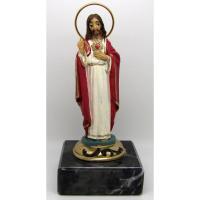 IMAGEN Sagrado C. Jesus 12 cm (Base Marmol)