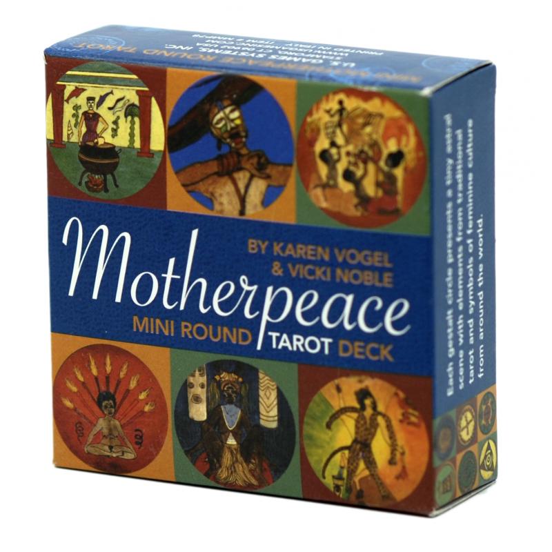 Tarot Motherpeace Mini Round Tarot Deck - Karen Vogel & Vicki Noble - (Mini) (Redondo) (EN) (USG) (Azul) 03/17