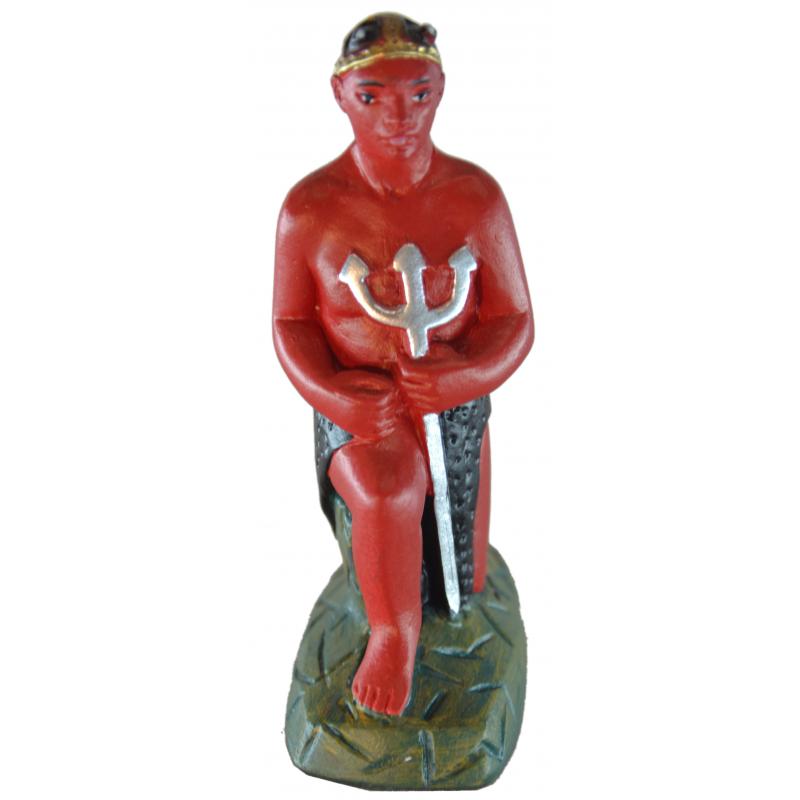 Imagen Umbanda Exu Tranca Rua 12 cm ·