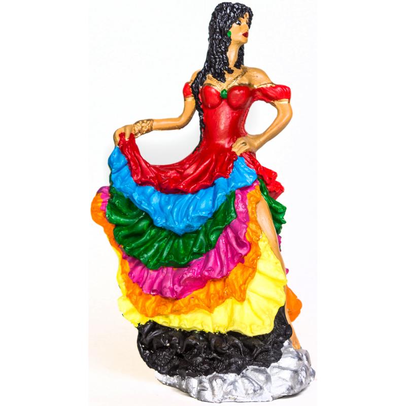 Imagen Umbanda Pomba Gira Gitana 7 Faldas 25 cm